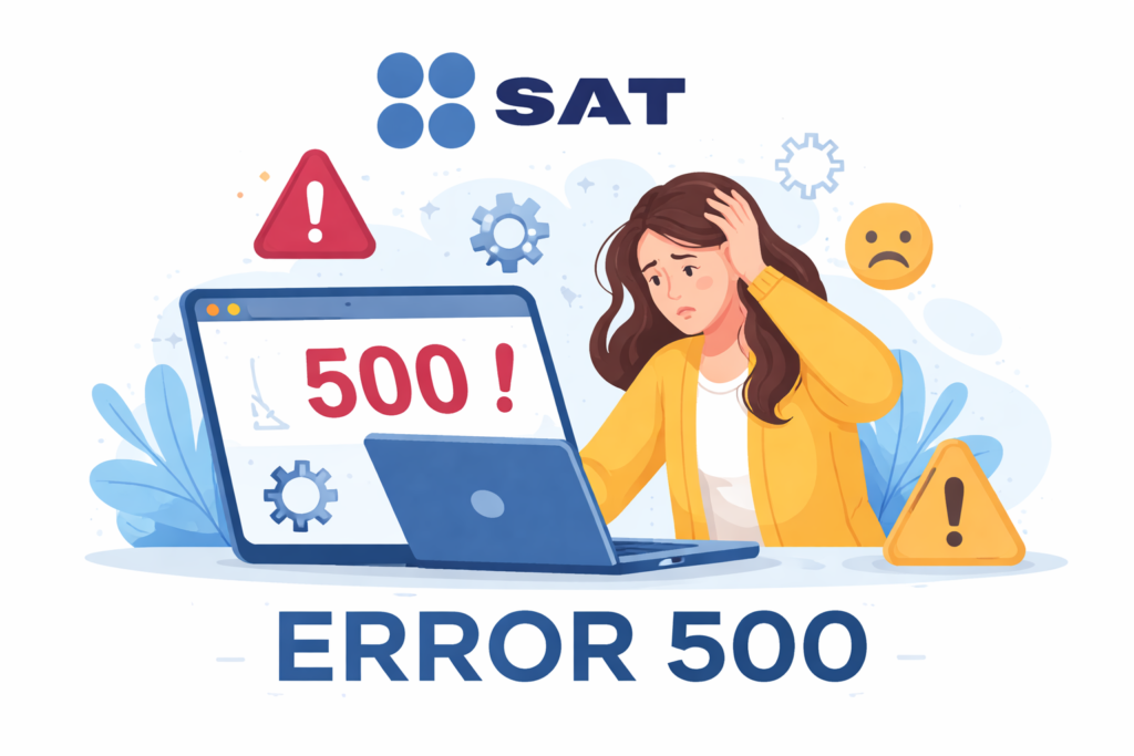 error 500 del sat