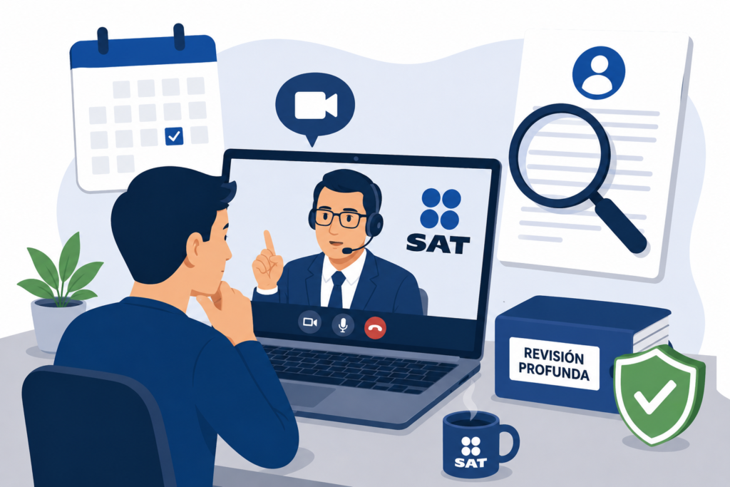 entrevista virtual del SAT