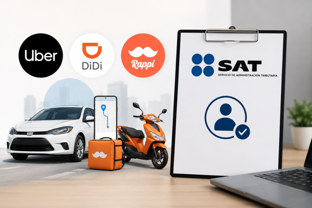¿Es obligatorio el alta en el SAT como Uber, DiDi o Rappi
